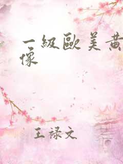 一级欧美黄色录像