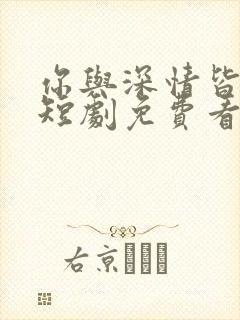 你与深情皆错过短剧免费看