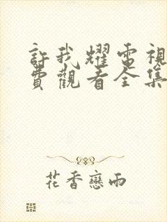 许我耀电视剧免费观看全集在线播放