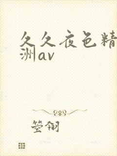 久久夜色精品亚洲av