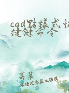 cad点样式快捷键命令