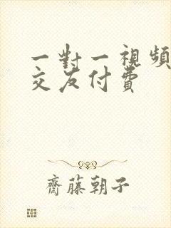 一对一视频聊天交友付费