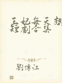 王妃每天想和离短剧合集