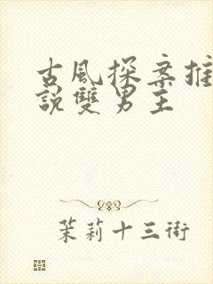 古风探案推理小说双男主