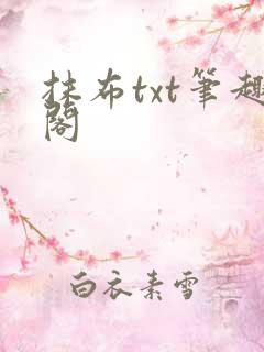 抹布txt笔趣阁