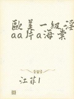 欧美一级淫片aaa片a海棠