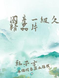 国产一级久久久精品片