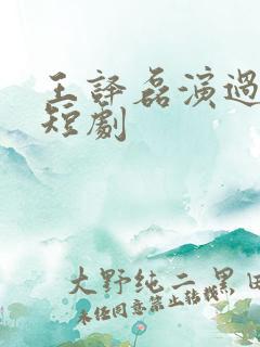 王译磊演过哪些短剧