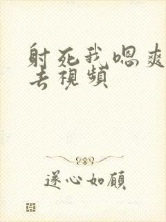 射死我嗯爽射进去视频