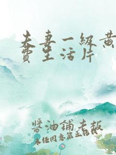 夫妻一级黄色免费生活片