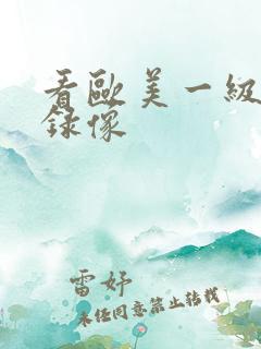 看欧美一级黄色录像