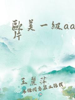 欧美一级aa淫片