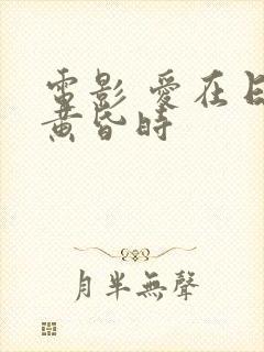 电影 爱在日落黄昏时