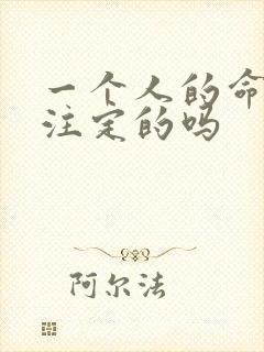 一个人的命是天注定的吗