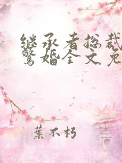 继承者总裁步步惊婚全文免费阅读