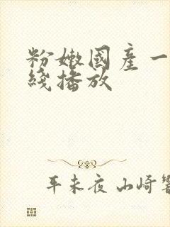 粉嫩国产一区在线播放