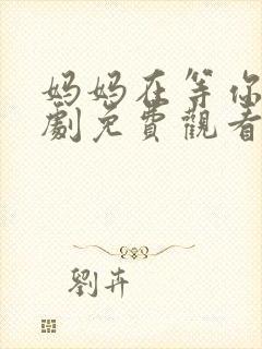 妈妈在等你电视剧免费观看27集