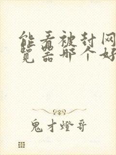 能看被封网站浏览器哪个好