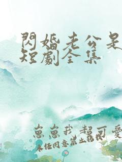 闪婚老公是富豪短剧全集