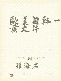 欧美日韩一级特黄大片