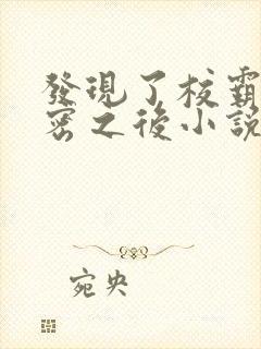 发现了校霸的秘密之后小说