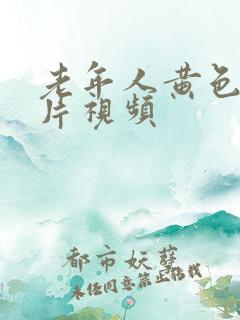 老年人黄色一级片视频