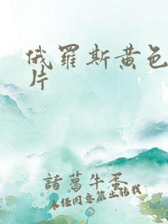 俄罗斯黄色1级片