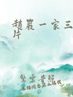 赵严一家三口照片