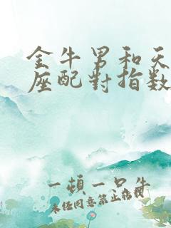 金牛男和天秤女座配对指数