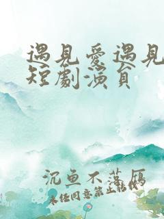 遇见爱遇见幸福短剧演员