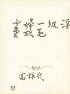 少妇一级淫片免费放毛