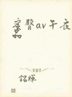 蜜臀av午夜精品