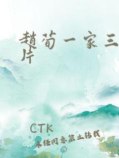 赵荀一家三口照片