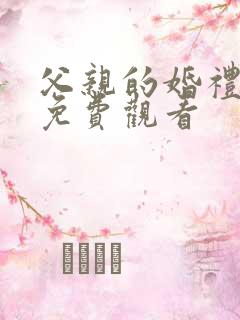 父亲的婚礼短剧免费观看