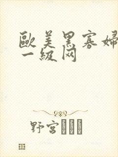 欧美黑寡妇黄色一级网