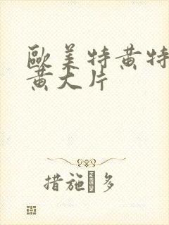 欧美特黄特黄特黄大片