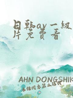 日韩av一级大片免费看