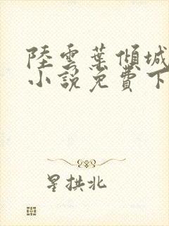 陆云叶倾城全文小说免费下载