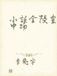 小说金陵岂是池中物