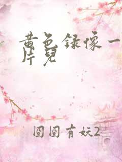 黄色录像一级大片儿