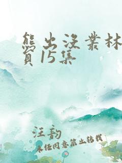 熊出没丛林总动员15集