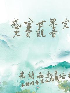 感官世界完整版免费观看