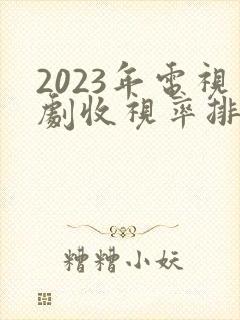 2023年电视剧收视率排行榜