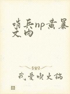 哨兵np黄暴爽文肉