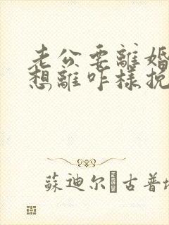 老公要离婚我不想离咋样挽回