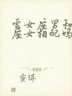 处女座男和天秤座女相配吗