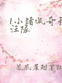 1小猪佩奇和汪汪队