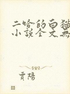 二哈的白猫师尊小说全文无删减版免费