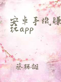 安卓手机赚钱试玩app