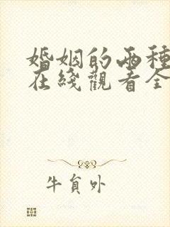 婚姻的两种猜想在线观看全集免费播放